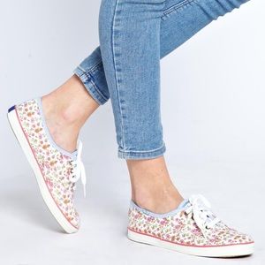 Keds Floral Sneakers - Never Worn